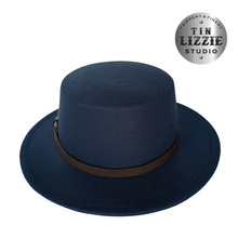 Load image into Gallery viewer, Summer Festival Fedora with Vegan Leather Band - Festival Wear
