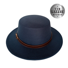 Load image into Gallery viewer, Summer Festival Fedora with Vegan Leather Band - Festival Wear
