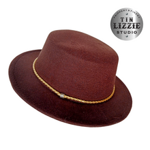 Load image into Gallery viewer, Summer Festival Fedora with Vegan Leather Band - Festival Wear
