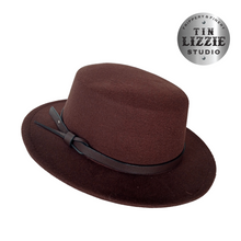 Load image into Gallery viewer, Summer Festival Fedora with Vegan Leather Band - Festival Wear
