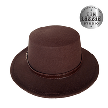 Load image into Gallery viewer, Summer Festival Fedora with Vegan Leather Band - Festival Wear
