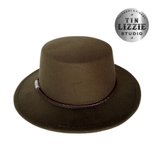 Load image into Gallery viewer, Summer Festival Fedora with Vegan Leather Band - Festival Wear
