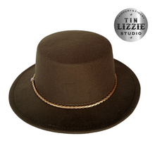 Load image into Gallery viewer, Summer Festival Fedora with Vegan Leather Band - Festival Wear
