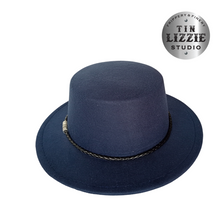 Load image into Gallery viewer, Summer Festival Fedora with Vegan Leather Band - Festival Wear
