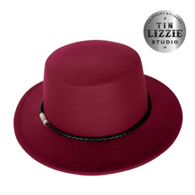 Load image into Gallery viewer, Summer Festival Fedora with Vegan Leather Band - Festival Wear
