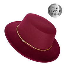 Load image into Gallery viewer, Summer Festival Fedora with Vegan Leather Band - Festival Wear
