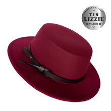 Load image into Gallery viewer, Summer Festival Fedora with Vegan Leather Band - Festival Wear
