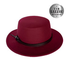 Load image into Gallery viewer, Summer Festival Fedora with Vegan Leather Band - Festival Wear
