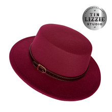 Load image into Gallery viewer, Summer Festival Fedora with Vegan Leather Band - Festival Wear
