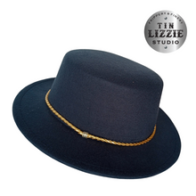 Load image into Gallery viewer, Summer Festival Fedora with Vegan Leather Band - Festival Wear
