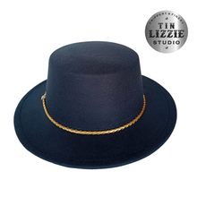 Load image into Gallery viewer, Summer Festival Fedora with Vegan Leather Band - Festival Wear
