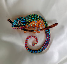 Load image into Gallery viewer, Colourful Diamante Brooch. Perfect gift for mothers day!! 13 designs. *FREEPOST*
