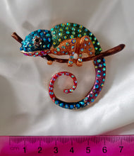 Load image into Gallery viewer, Colourful Diamante Brooch. Perfect gift for mothers day!! 13 designs. *FREEPOST*
