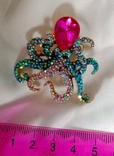 Load image into Gallery viewer, Colourful Diamante Brooch. Perfect gift for mothers day!! 13 designs. *FREEPOST*
