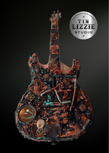 Load image into Gallery viewer, Tin Lizzie Studios Post Apocalyptic Steampunk Guitar
