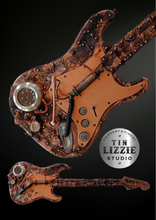 Load image into Gallery viewer, Tin Lizzie Studios Post Apocalyptic Steampunk Guitar
