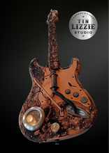 Load image into Gallery viewer, Tin Lizzie Studios Post Apocalyptic Steampunk Guitar
