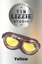 Load image into Gallery viewer, Retro Aviator Goggles - Bronze - Festival Wear
