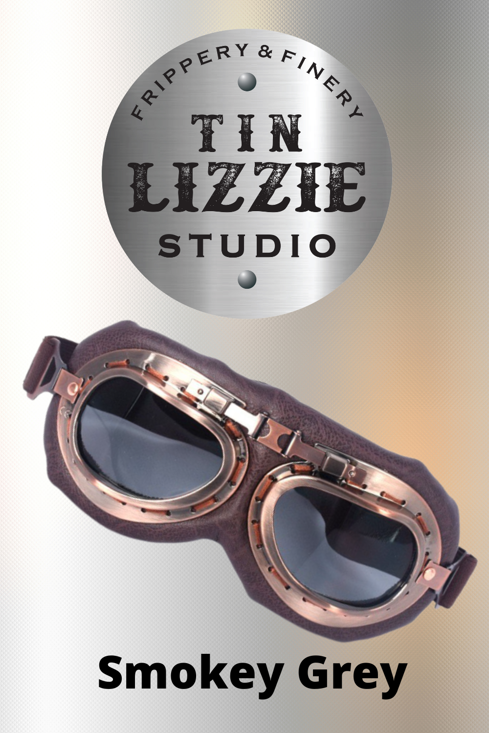 Retro Aviator Goggles - Bronze - Festival Wear