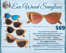 Load image into Gallery viewer, Eco Beech Wood Design Polarized Sunglasses
