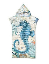 Load image into Gallery viewer, Childs Hooded Microfiber Beach/Surf Towel
