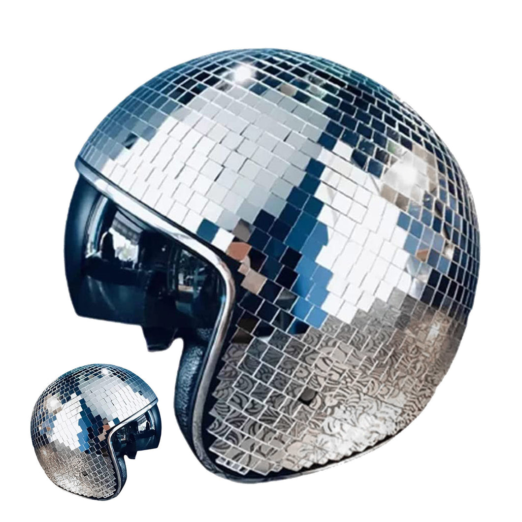 Disco Mirror Ball Helmet