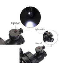 Load image into Gallery viewer, Steampunk Goggles (LED light) with Double Loupe Attachment
