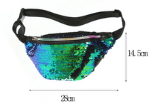 Load image into Gallery viewer, Mermaid Sequin Fannypack - Festival Wear
