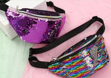 Load image into Gallery viewer, Mermaid Sequin Fannypack - Festival Wear
