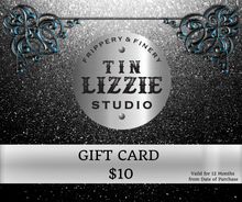 Load image into Gallery viewer, Tin Lizzie Gift Card $10
