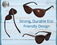 Load image into Gallery viewer, Eco Bamboo Wood Design Polarized Sunglasses
