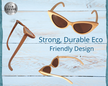 Load image into Gallery viewer, Eco Beech Wood Design Polarized Sunglasses
