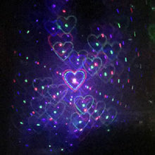 Load image into Gallery viewer, Heart Shaped Light Diffraction Glasses- Festival Wear
